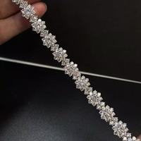 Bracelet et collier SANYI en or massif 18 carats certifié IGI, diamant rond brillant de taille princesse fantaisie cultivé en laboratoire, pour hommes et femmes