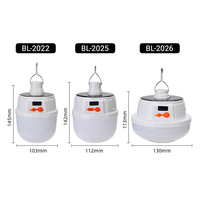 Ampoule LED solaire rechargeable super lumineuse blanche avec télécommande IP44, économie d'énergie, lampe de secours pour camping et stand