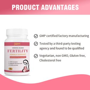 ยาเม็ดสำหรับหญิงมีความอุดมสมบูรณ์เกรดอาหารสำหรับช่วยสร้างและควบคุม<span class=keywords><strong>ประจำเดือน</strong></span>จำนวน60เม็ด - Product Image 3