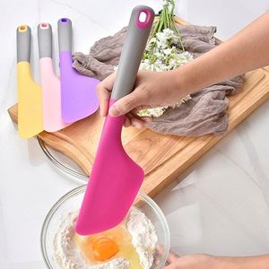 Ensemble de spatules de cuisson en silicone antiadhésives, résistantes à la chaleur, personnalisées pour la cuisine, avec poignée déportée, en plastique doré imprimé, pour galettes de poisson - Product Image 2