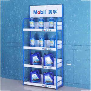 ארון תצוגה עומד לרצפה לחנות מוצרי רכב, לאחסון שמן מנוע, שמן גוף, פחיות שמן, מתלה מתכת, מדפי חלקי חילוף - Product Image 3