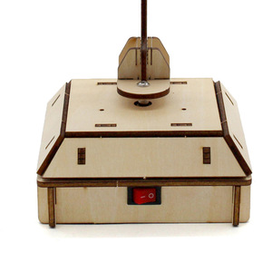 Kit de modelo de antena parabólica de madera, juguete educativo de ciencia para niños de 7 a 9 años, ensamblaje manual, proyecto de aprendizaje STEM, forma geométrica - Product Image 4
