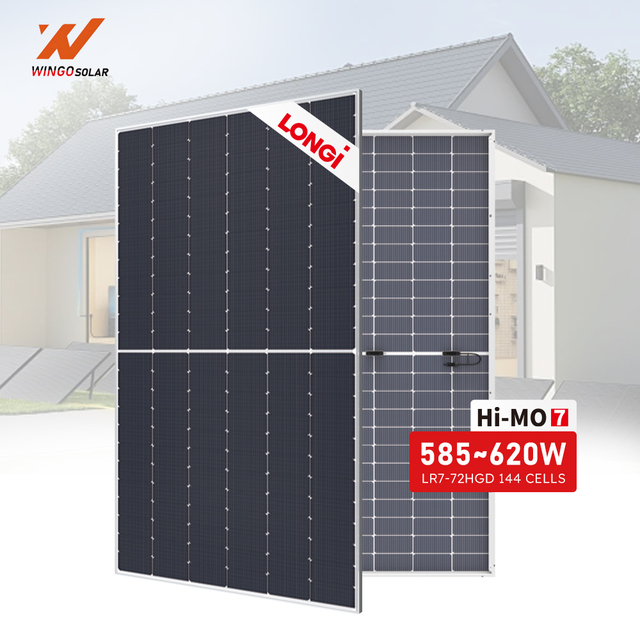 LonGi 620W Hi-MO N-Type Bifacial Panel | High Efficiency PV Module for Commercial & Utility Solar Projects
