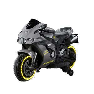 Motocicleta para niños de nuevo estilo, coches de paseo, motocicletas con rueda eléctrica, Material plástico, batería de Motor de juguete todoterreno - Product Image 2
