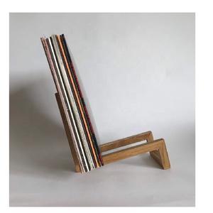 Modern design LP Record Stand Records Storage Wood Unique Vinyl Rack
