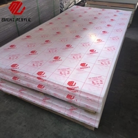 Lámina de Acrílico Fundido Resistente a la Salinidad BRIGHT, Directo de Fábrica, 5-35mm 1250*2450MM/4x8ft, Anti-Amarilleo, para Zonas Costeras