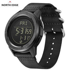 NORTH EDGE ALPS <span class=keywords><strong>Montre</strong></span> numérique en nylon pour hommes Shock Sports Super Light Outdoor Compass Waterproof 50M Wristwatches - Product Image 1