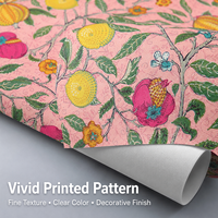 Papier peint 3D imperméable citron et grenade