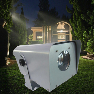 IP65 không thấm nước <span class=keywords><strong>DMX</strong></span> 200W LED gobo máy chiếu ánh sáng nhôm cơ thể hiệu ứng gợn nước cho chế độ điều khiển chiếu cảnh quan DMX512 - Product Image 1