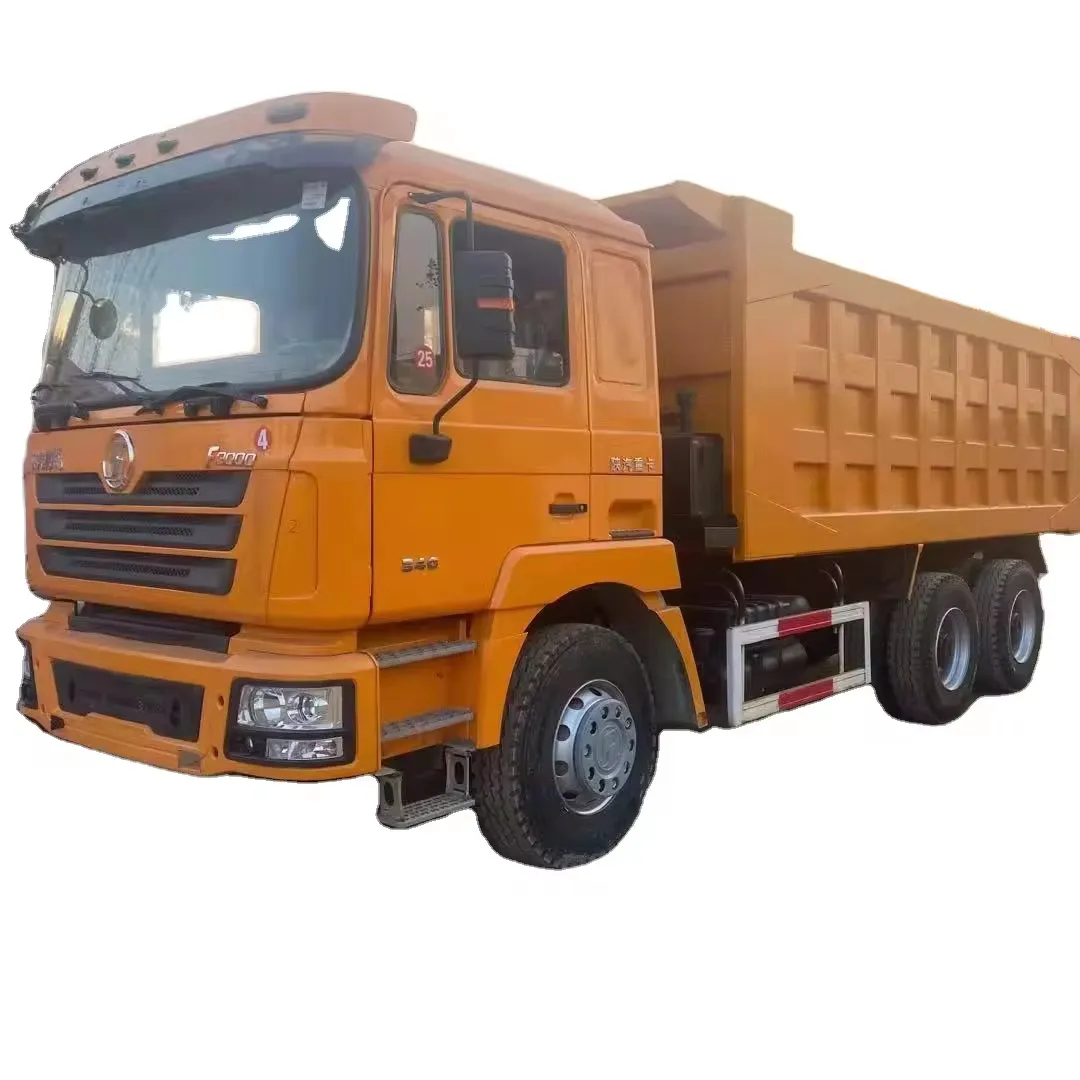 Gebruikte Shacman 6X4 25 Ton Dump Truck Met Rechts Stuur Goede Staat