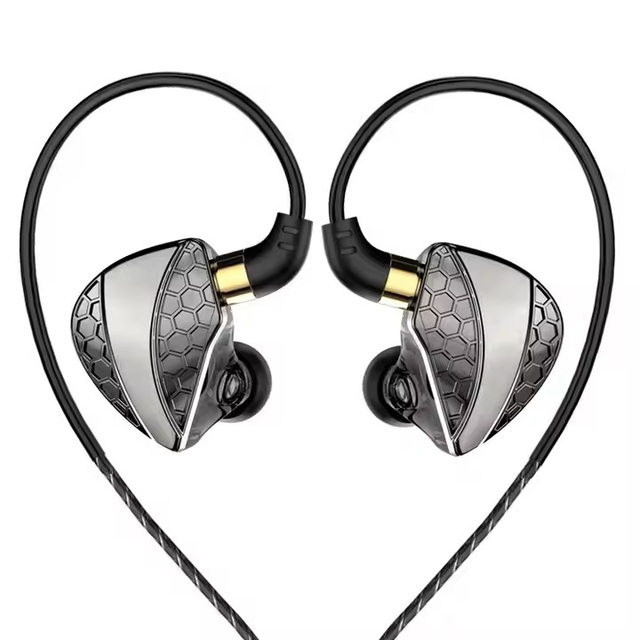 QKZ Hi6T Dynamic Driver IEM Stereo Surround Music Earphones Hi-Res With Mic In-Ear Monitor Sport Game Earbuds HiFi Headsets