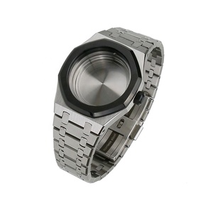 Piezas de reloj de acero inoxidable, 316L, 20ATM, compatible con SKX007, NH35, NH36, movimiento <span class=keywords><strong>sin</strong></span> anillo, funda con juego de reloj de pulsera, novedad - Product Image 2