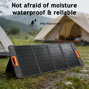 Panel Solar ALECTER de 200W/400W, Plegable, Monocristalino, 23% de Alta Eficiencia para Emergencias al Aire Libre, Camping, RV - Product Image 4