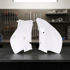 Pannelli Laterali XFUN Bianchi 041 in Plastica ABS per XR 650R 2000-2025 Leggeri in Fibra di Carbonio Ricambi Moto Made in Italy Spedizione Aerea - Product Image 2