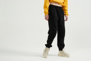 Pantaloni Sportivi in Pile Extra Spesso su Misura <span class=keywords><strong>Taglie</strong></span> <span class=keywords><strong>Forti</strong></span>, Stile Basic Unisex, Tinta Unita, Vestibilità Affusolata, Pantaloni da <span class=keywords><strong>Uomo</strong></span> - Product Image 4