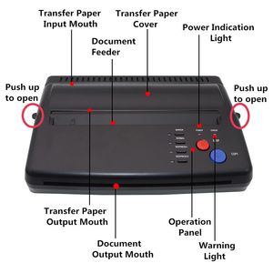 A4 Tattoo Chuyển Máy <span class=keywords><strong>Stencils</strong></span> Thiết Bị Máy Photocopy Máy In Vẽ Nhiệt Công Cụ Đối Với Hình Xăm Hình Ảnh Chuyển Bản Sao Giấy - Product Image 3