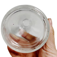 Diffuseurs de parfum d'intérieur de luxe en verre transparent rond de 150 ml – Flacons vides pour parfums d'ambiance