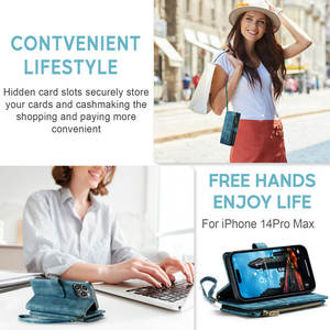 <span class=keywords><strong>Funda</strong></span> CaseMe <span class=keywords><strong>para</strong></span> iPhone 15, 14, 13, 12 Plus Pro Max, billetera <span class=keywords><strong>original</strong></span> con ranura <span class=keywords><strong>para</strong></span> teléfono, billetera <span class=keywords><strong>para</strong></span> iPhone 15 Max Plus con <span class=keywords><strong>funda</strong></span> de pulsera - Product Image 4