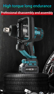 3000N แรงบิดสูงแบบไร้แปรงถ่าน21โวลต์แบตเตอรี่ลิเธียมชาร์จได้สำหรับการบำรุงรักษายานยนต์ไร้สายแบบทนทาน - Product Image 4