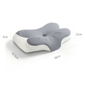 Almohada <span class=keywords><strong>Cervical</strong></span> de Espuma Viscoelástica Personalizada, Almohada Ergonómica de Contorno para Soporte del Cuello, Funda Extraíble, Refrigerante, Ecológica, Anti-Ronquidos - Product Image 2