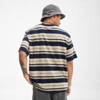 Vente en gros T-shirt avec poche à rayures à manches courtes et col ras du cou avec logo personnalisé T-shirt Streetwear ample pour homme