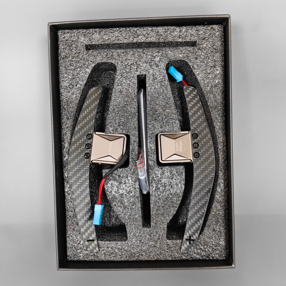 2 Pairs Carbon Fiber Magnetic Shift Paddles (BMW Fitment), photo 3