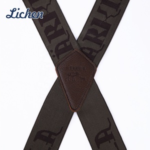 Bán Buôn 5Cm Chiều Rộng Màu Rắn Có Thể Điều Chỉnh 4 Clip X-Trở Lại Nhiệm Vụ Nặng Nề Clip Mens Treo Đàn Hồi Quần Niềng Răng - Product Image 4