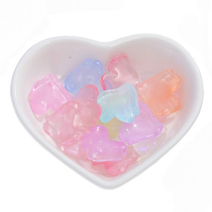 Pétalos de Flor de Peonía de Cristal, Accesorios de Color Degradado, Materiales para Hacer Horquillas para el Cabello y Tocados Hanfu - Product Image 4