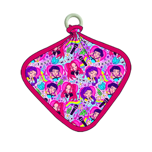 Bunte Bedruckte Bambus-Schmusetücher Baby-Schmusetücher Bambus-Lätzchen Sicherheits-Babyprodukt Baby-Bambus-Schmusetuch - Product Image 3