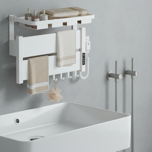 Radiateurs de salle de bain électriques, chauffe-serviettes, séchoir mural intelligent pour serviettes de bain - Product Image 5