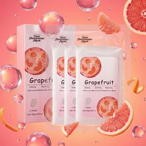 Mascarilla Facial Premium de Pomelo Biofermentado Sin Aditivos, Calmante, Reparadora e Hidratante, Tratamiento Spa, Proveedor Mayorista - Product Image 2
