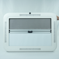 Puits de lumière 700X500mm pour camping-car avec lumière LED Fenêtre de toit de caravane Puits de lumière pour camping-car
