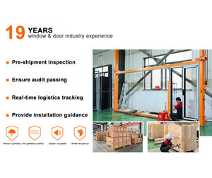 Puertas blindadas de <span class=keywords><strong>metal</strong></span> antirrobo personalizadas resistentes a la corrosión Puertas de seguridad resistentes personalizadas Puertas de aluminio de entrada frontal - Product Image 6