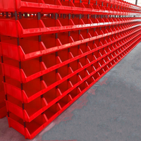 Bacs de rangement en plastique pour entrepôt, boîtes de rangement pour pièces de quincaillerie, caisses en plastique HDPE en nouveau matériau, bacs en plastique d'usine
