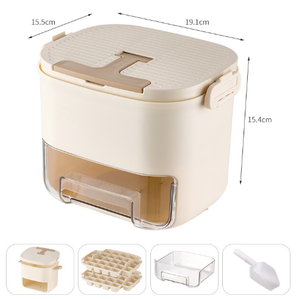 Yeni buz kalıbı basın tipi plastik buz kalıp, gıda sınıfı kolay yayın buz küpü yapımcısı ve saklama kabı - Product Image 5