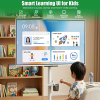 Écran interactif éducatif capacitif 40 points 4K Android 14 de 43 pouces avec lamination intégrale et protection oculaire pour l'apprentissage des enfants