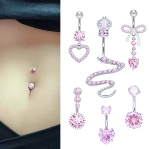 6 Stück Bauchnabelpiercing aus Edelstahl mit 5mm Kugel, Nabelpiercing-Schmuck, hypoallergen, sicher für empfindliche Haut - Product Image 6