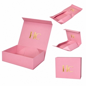 Boîte cadeau de présentation haut de gamme avec fermeture magnétique, en carton rigide, emballage personnalisé pour la promotion de la marque, vente en gros, directement de l'usine - Product Image 1