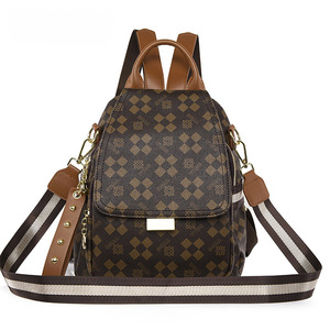 Venta al por Mayor Directa de Fábrica, Bolsa de Gran Capacidad para Mujer, Bolsa de Cuero Estampada para Mujer, Bolsos de Moda para Mujer, Mochila - Product Image 3