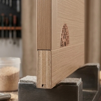 Porte intérieure moderne personnalisée en MDF avec âme en PET, résistante aux rayures, facile à nettoyer, insonorisée pour appartement, chambre, hôtel, bureau
