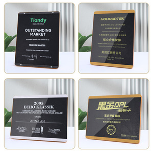 Aluminum Leather <b>Plaque</b> Certificate Custom Laser <b>Engraved</b> Digital Printing Durable Business Awards Commemorative Gift - Product Image 1