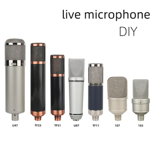 Micrófono de Diafragma Grande 48V con Tarjeta de Sonido Externa y Mezclador para Karaoke en Vivo Transfronterizo Micrófono U47 - Product Image 6