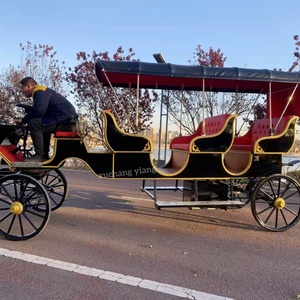 Carruajes Reales Más Populares, Carruaje Eléctrico sin Caballos de <span class=keywords><strong>Cenicienta</strong></span>, Carroza de 4 Ruedas para Paseos Turísticos de Princesas - Product Image 4