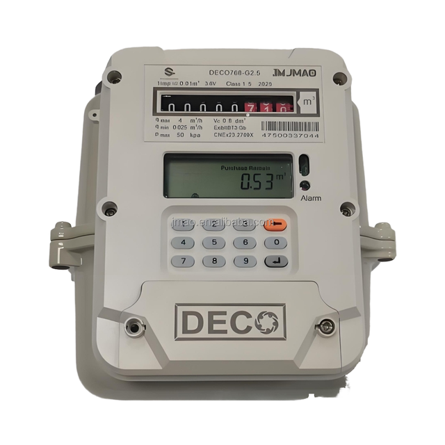 Wholesale Price Waterproof Anti-Corrosion Housing Compact STS Digital Gas Prepayment Meter LCD Screen Low Battery Alarm