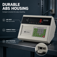 Indikator Timbangan Digital Lidong DS8 LCD Printer Timbangan Truk Weighbridge XK3190-DS8 OEM/ODM Dapat Disesuaikan Bahan ABS 0.1g