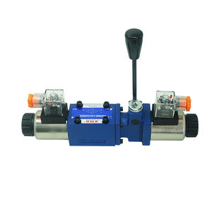 Plaque signalétique personnalisée 3 voies 4 voies Type Rexroth série WMME Electrovanne directionnelle de contrôle d'huile hydraulique avec poignée d'urgence - Product Image 1