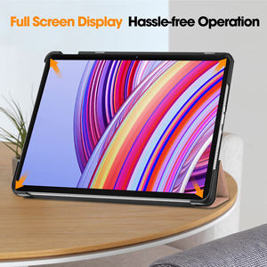 Múltiples colores de lujo tri-fold sólido duro PC Flip Cover Funda de cuero para redmi <span class=keywords><strong>pad</strong></span> Pro 5g Tablet cover Accesorios inteligentes - Product Image 4