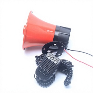 Haut-parleur de klaxon d'alarme de voiture 12V 8 Ohm haute puissance, trois tons, tweeter universel pour véhicules d'ingénierie - Product Image 4