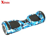 Ucuz fiyat popüler 6.5 inç katı lastik kendini dengeleme Hoverboard açık mavi diş kolu ile