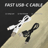 Câble de charge USB court de 30 cm, chargeur rapide, câble USB pour téléphone Android, batterie externe, haut-parleur, ordinateur, type C